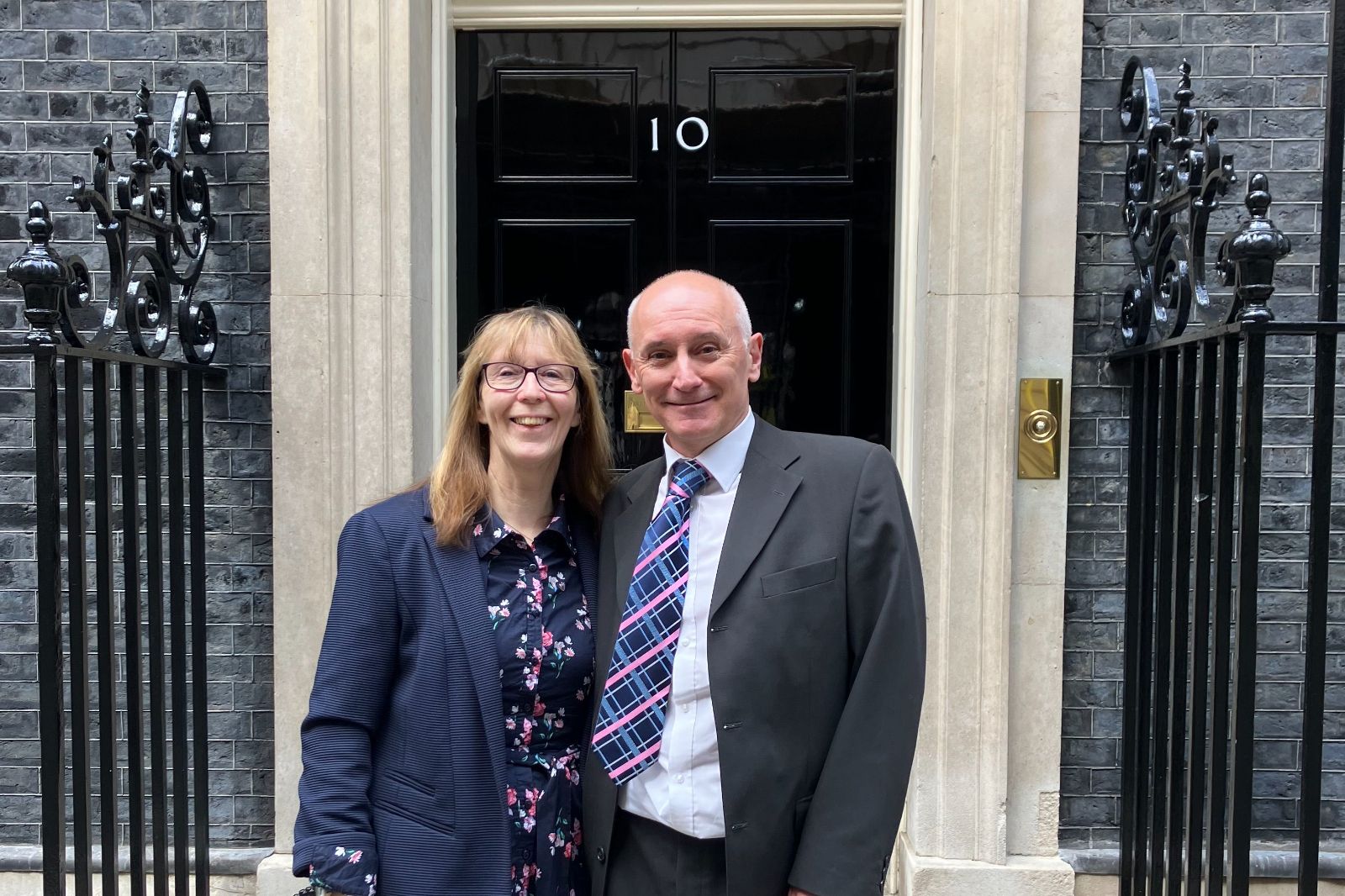 Swansea foster carers are special guests at 10 Downing Street