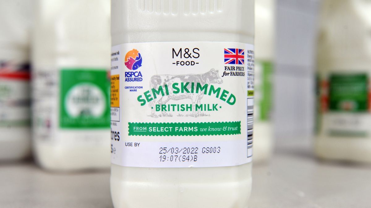Say goodbye to use-by dates on milk as M&S tells shoppers to sniff it