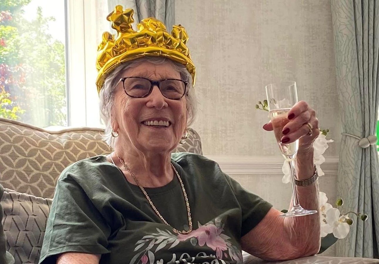 'Keep breathing and everything in moderation' - wise words from 103-year-old Babs