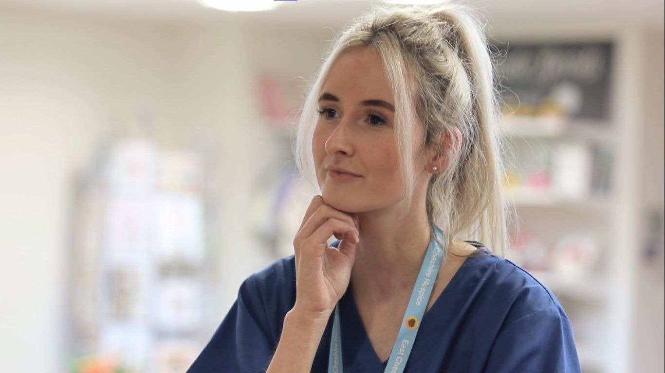 East Cheshire Hospice: Nurse Lucy features in 'Day in the Life' film