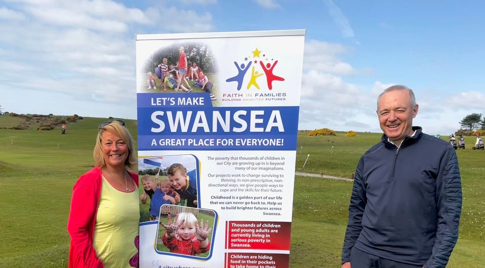 Golf club captain's fundraisers helping Swansea's poorest children