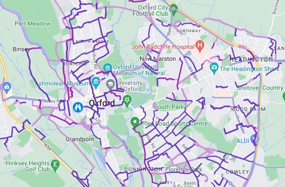 New cycle map highlights safer and quieter bike routes in Oxford