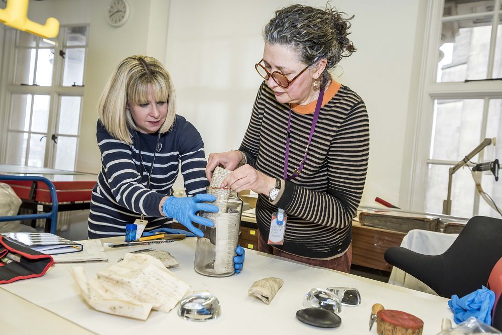 Manchester Jewish Museum opens 150-year-old time capsule discovered in synagogue walls