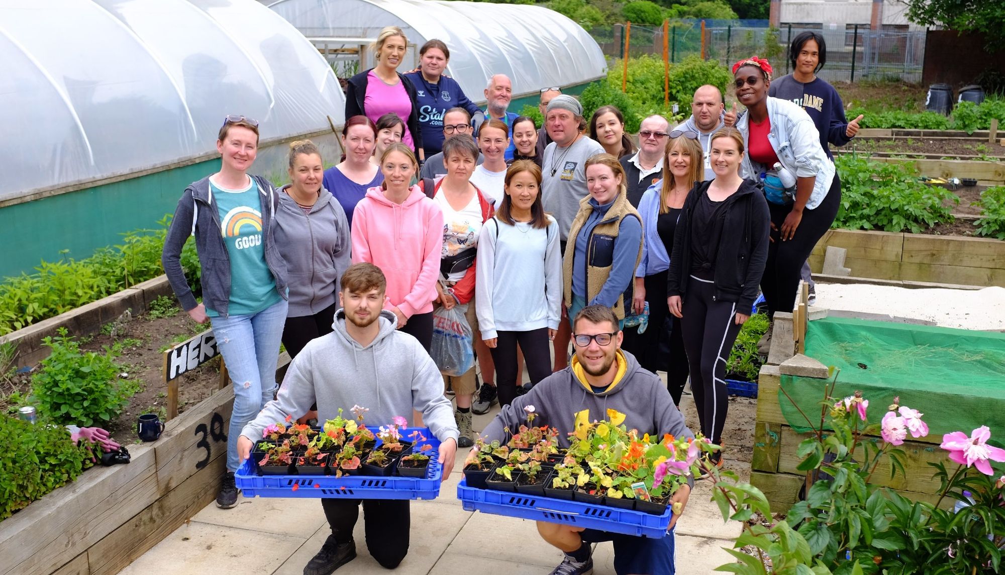 Sefton homeless group welcomes pension workers to 'fantastic' gardening day