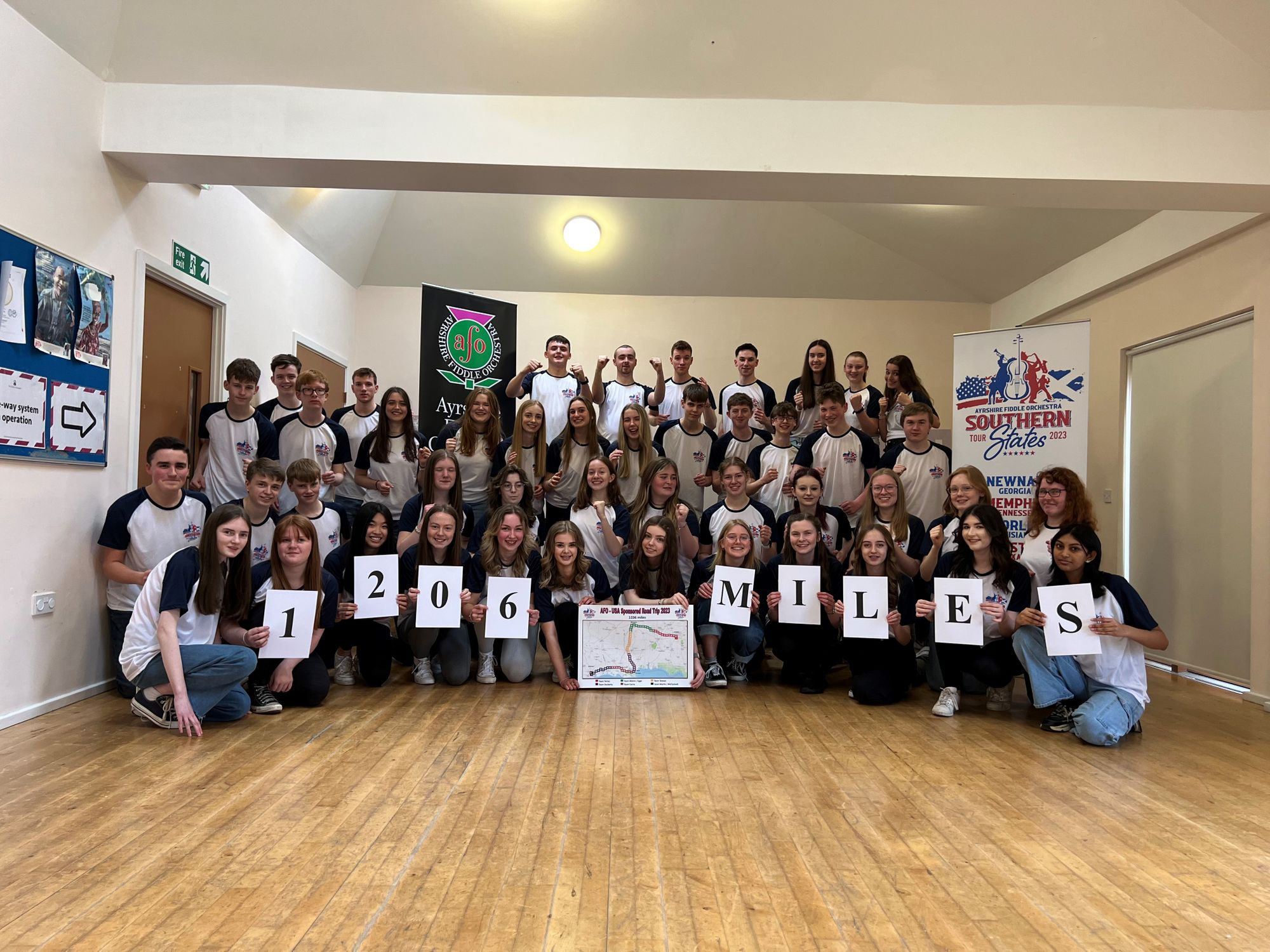 Ayrshire Fiddle Orchestra set to embark on 1206 mile trip across the USA