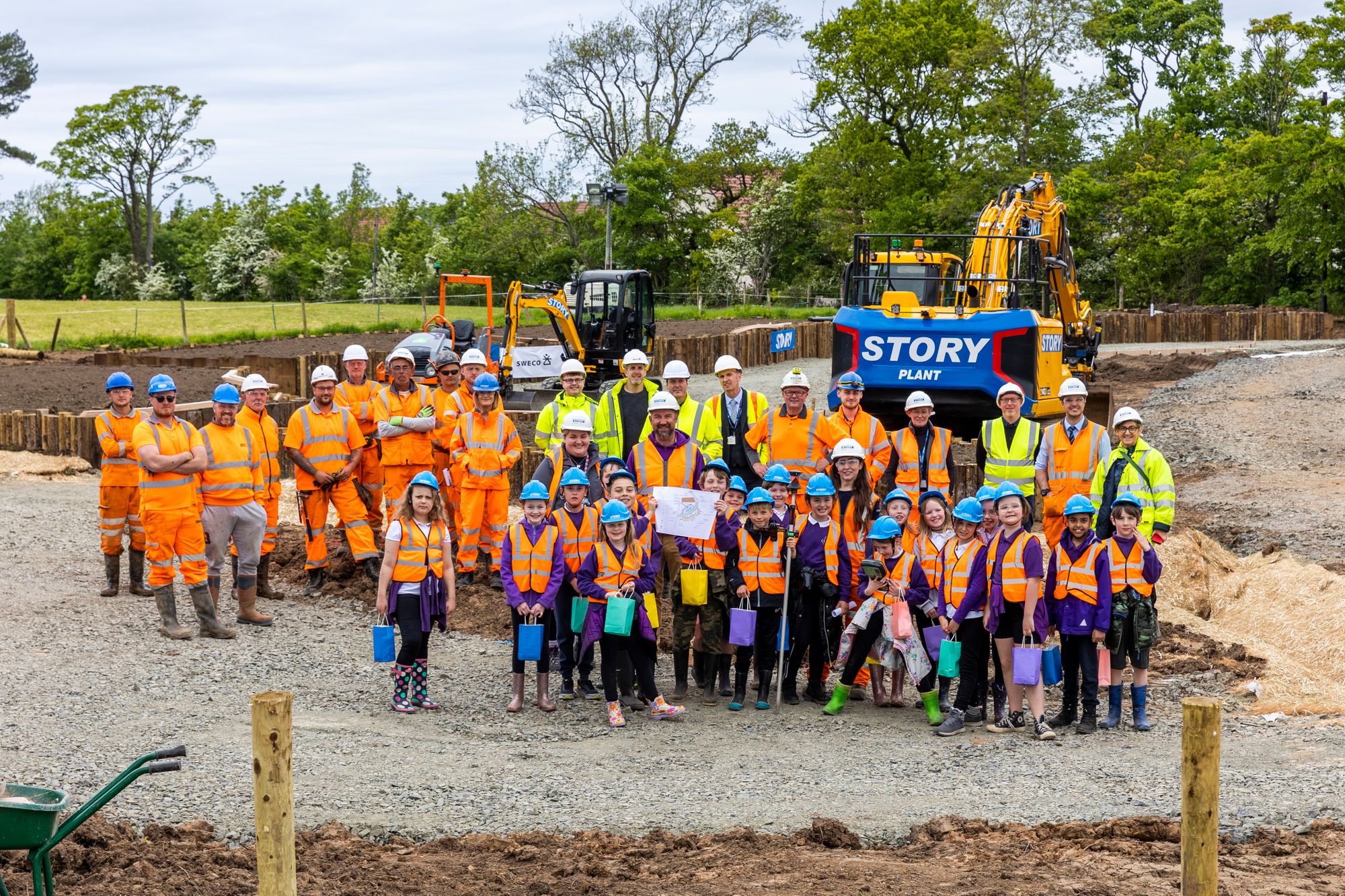 Pupils visit Ayr sensory garden ahead of grand opening later this month