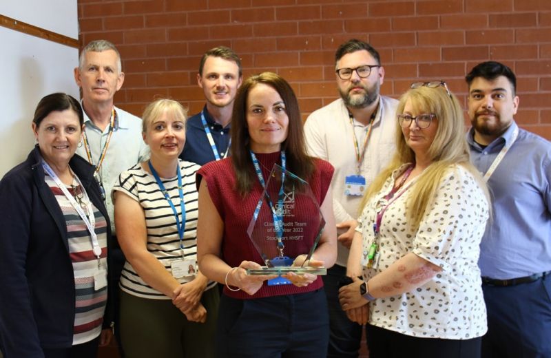 Stockport NHS clinical audit team judged best in the country