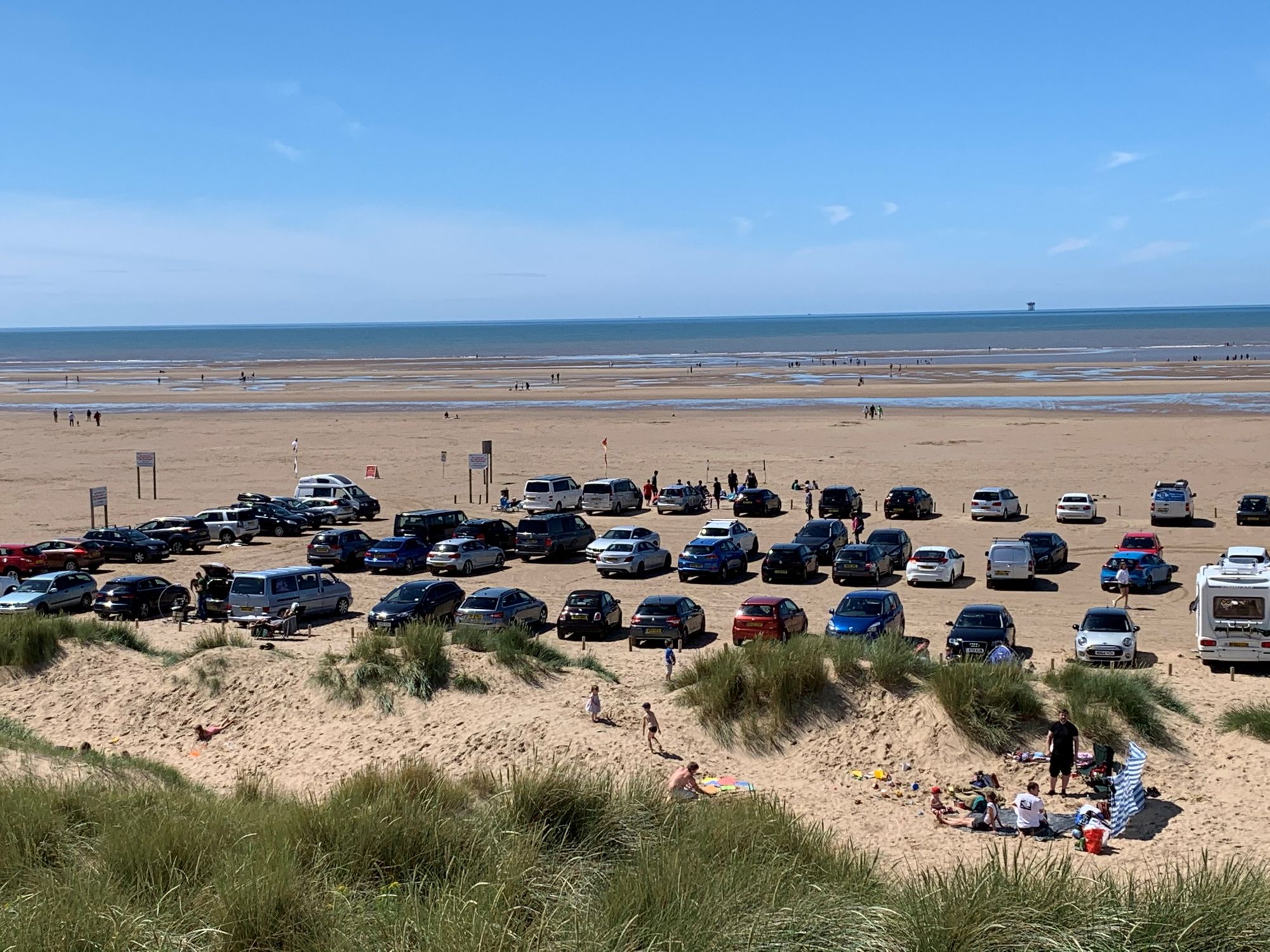Sefton Coast: Heat brings both crowds and premature orchids