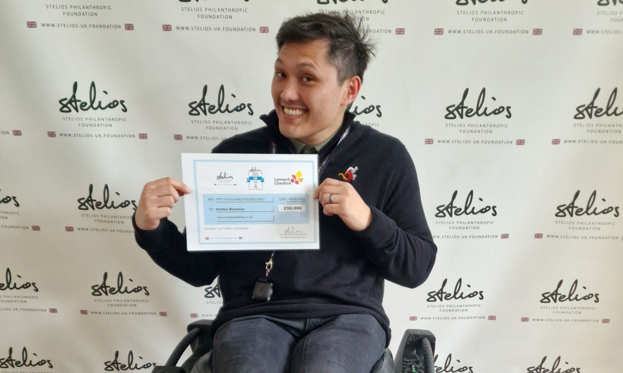 Adapt Ability director wins Stelios Disabled Entrepreneur Award