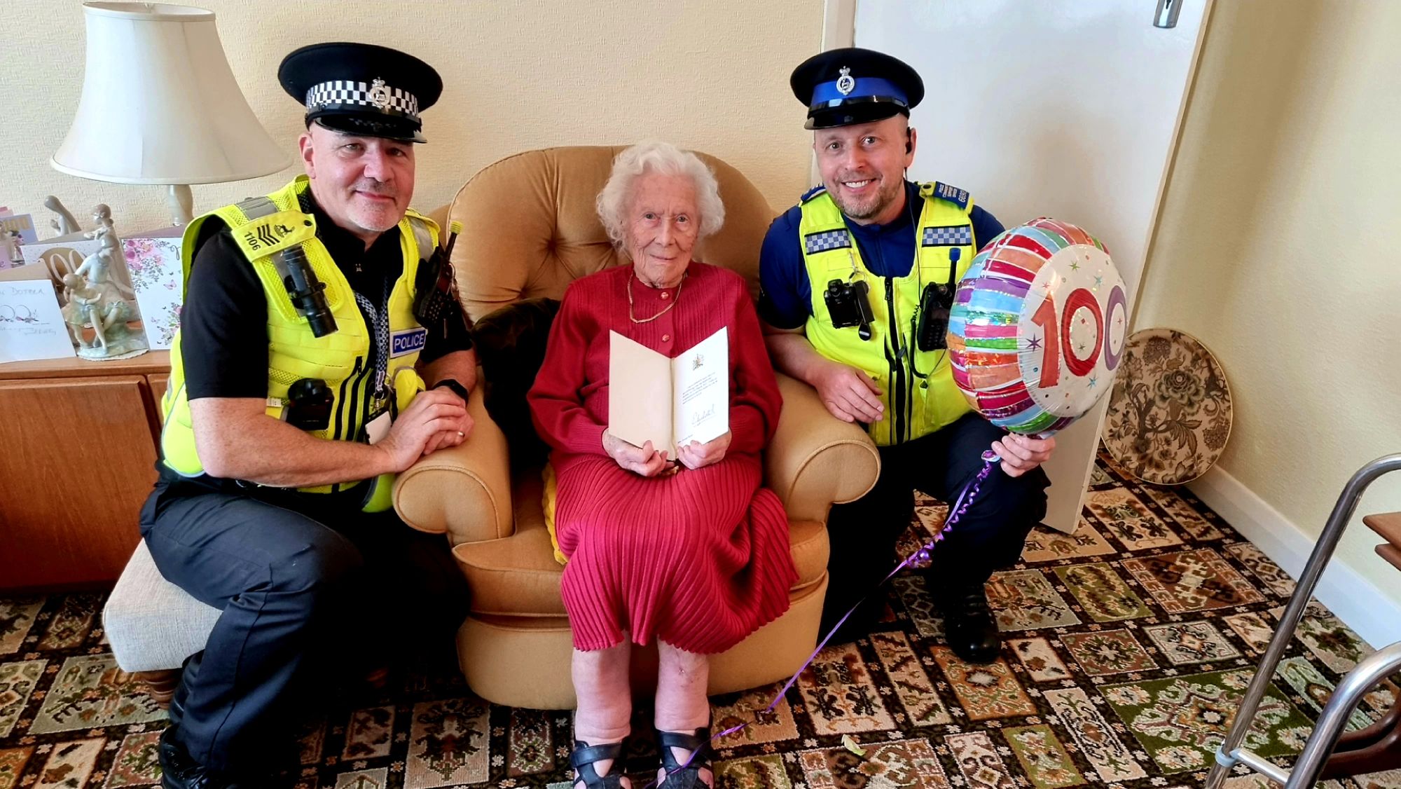 Police escort 101-year-old Radlett resident on her final journey