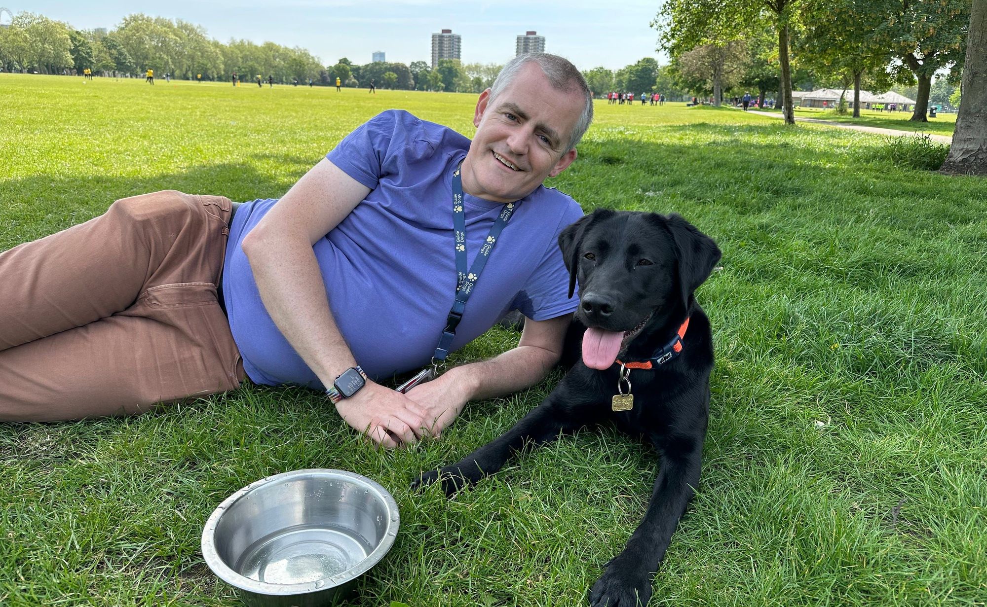 I was addicted to cocaine after my HIV diagnosis, but guide dogs changed my life