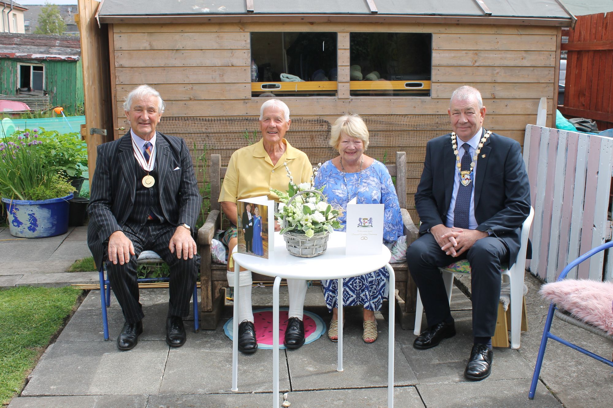 Diamond celebrations for Troon great-grandparents