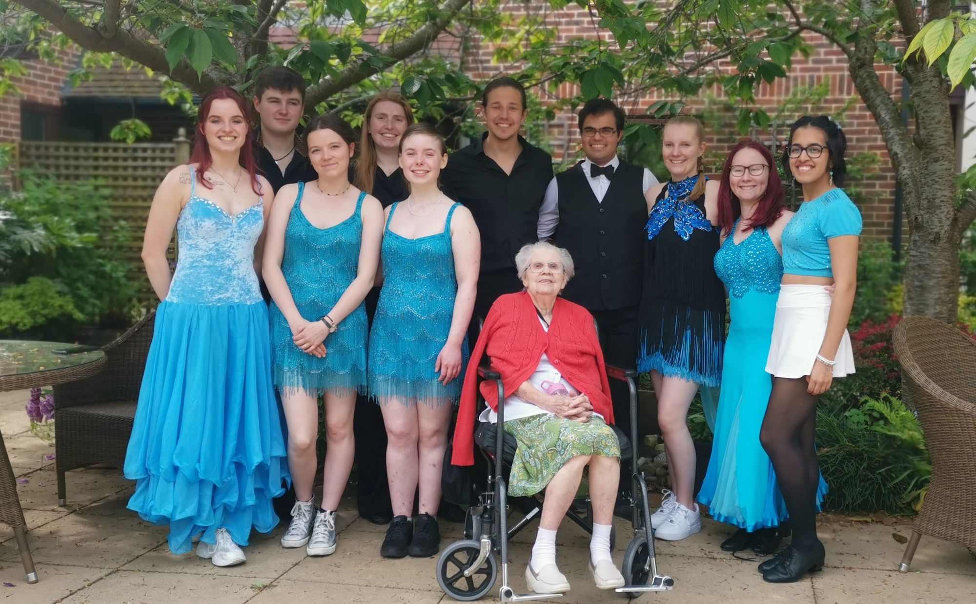 Maureen enjoys a ballroom surprise to celebrate her 97th birthday