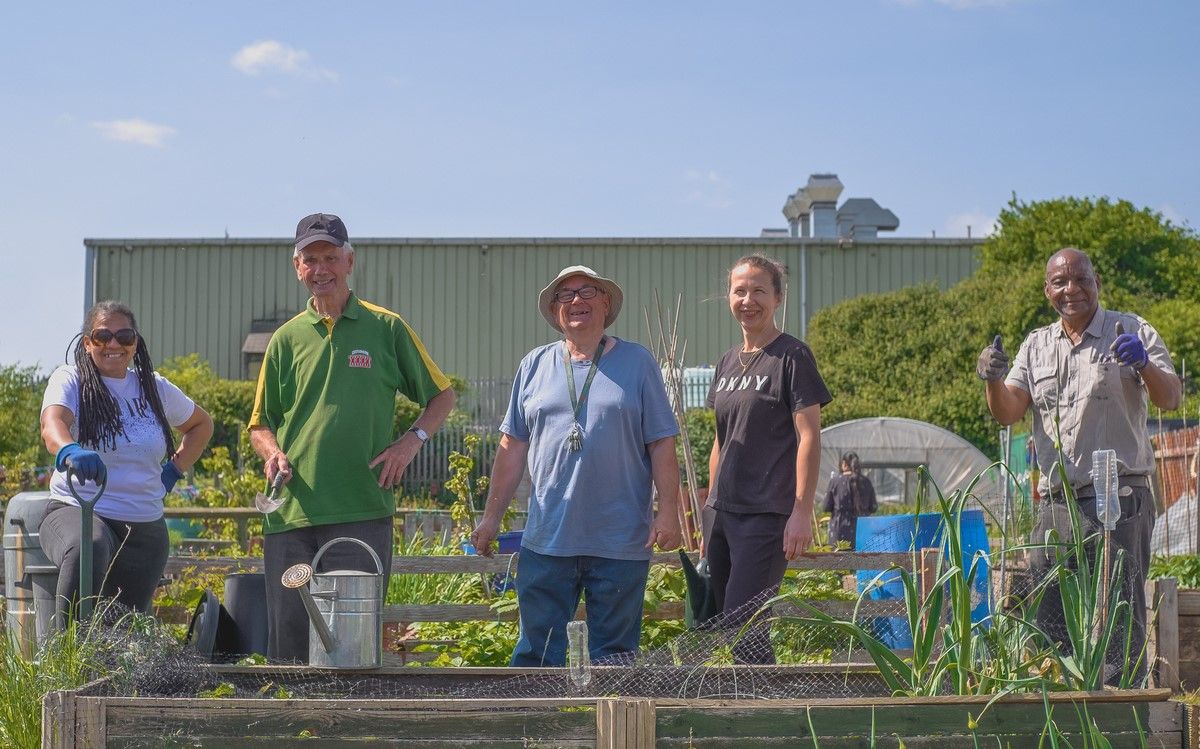 Cardiff garden allotment space doubled to benefit residents