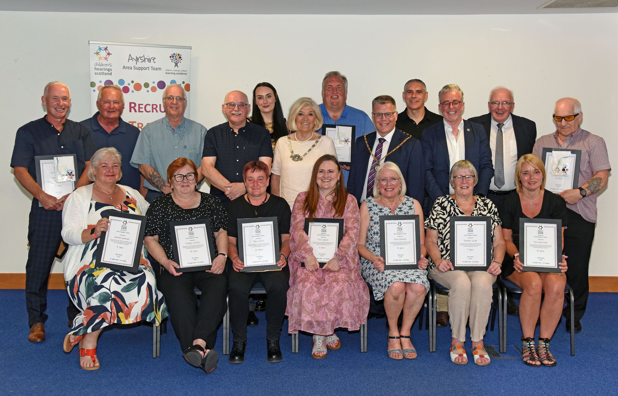 Ayrshire children’s panel members celebrated at recognition event