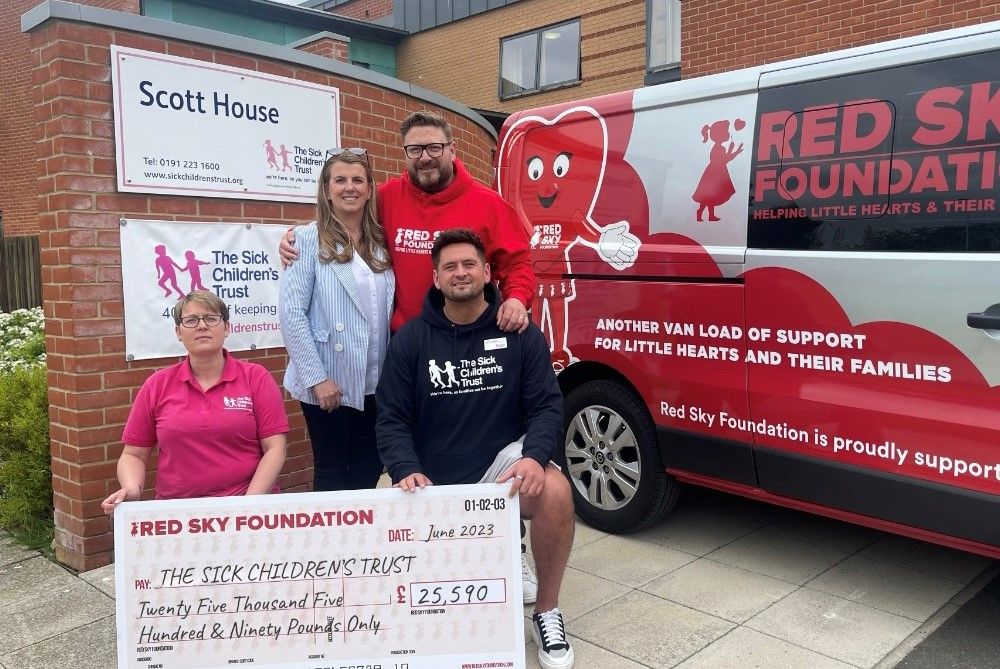 Newcastle 'home from home' gifted over £25k by Red Sky Foundation