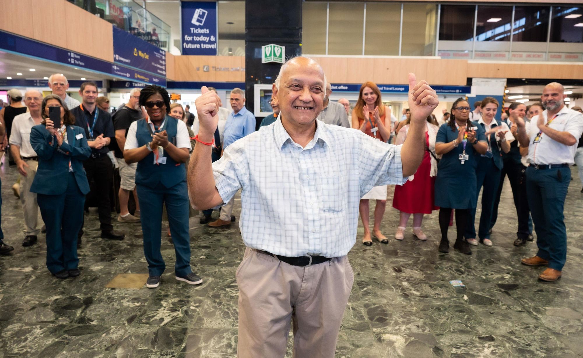 Rail worker celebrating incredible 50 years of service called 'humble, modest and happy'
