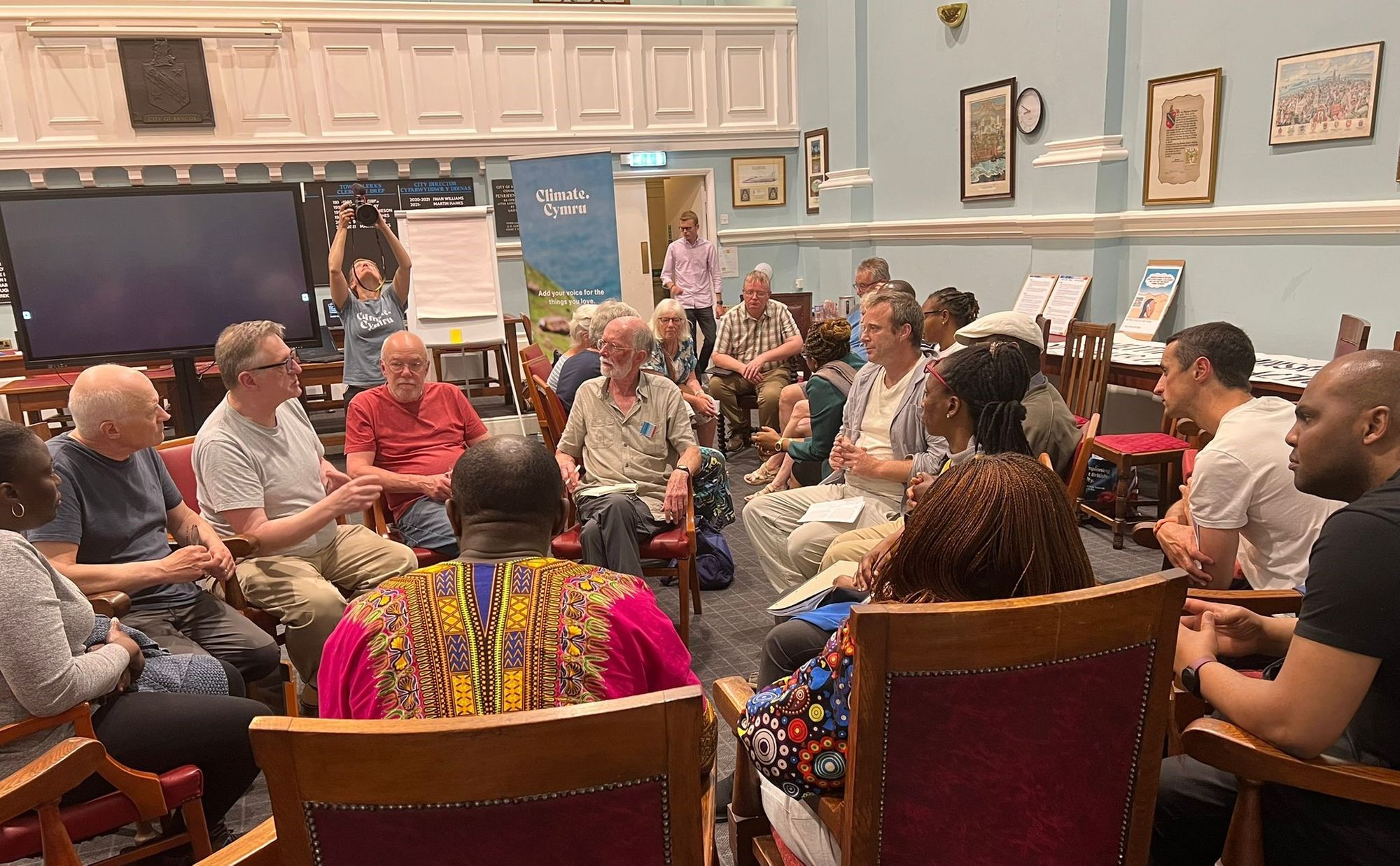 Big turnout for Bangor climate change meeting as part of Great Big Green Week