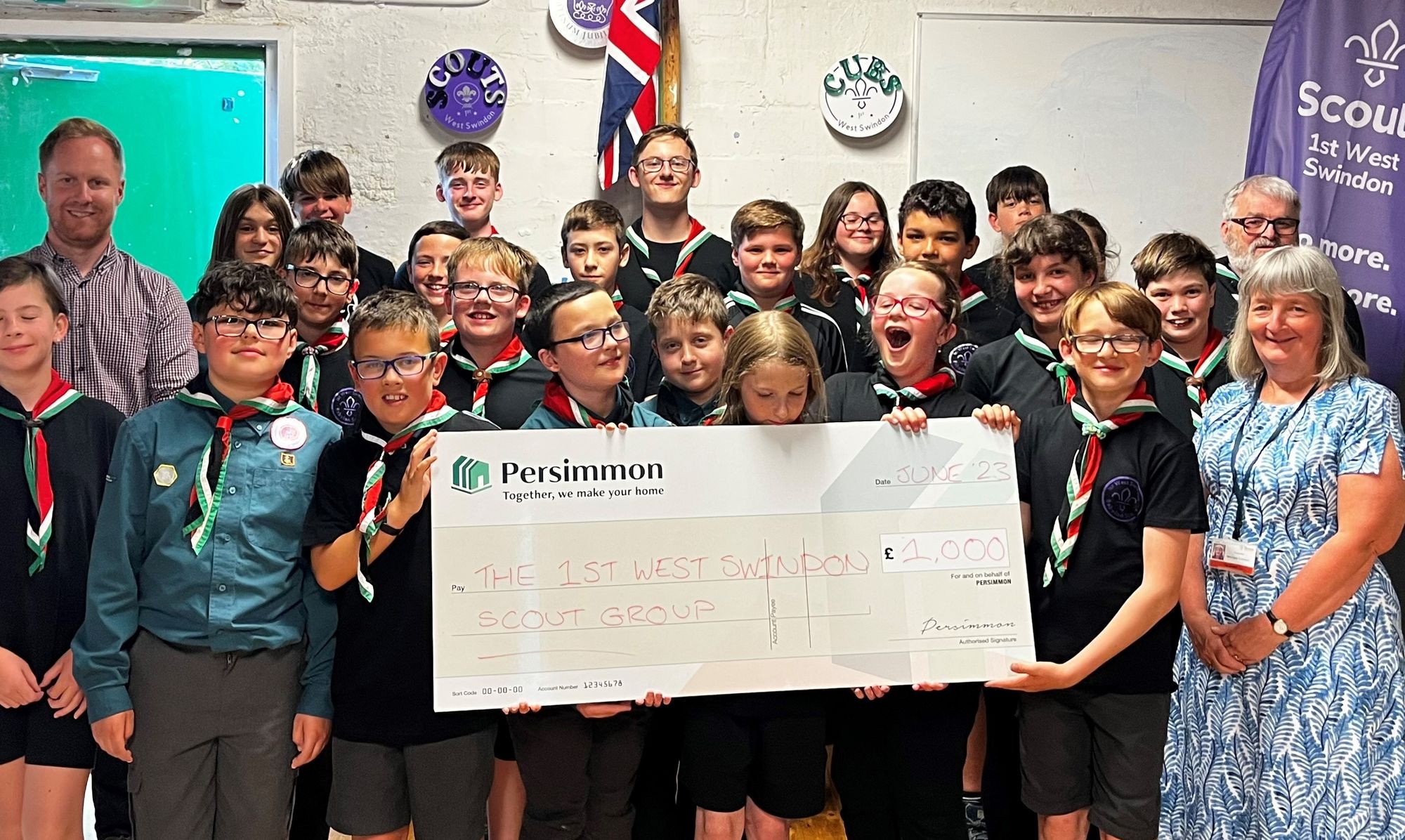 Swindon scouts group gets funding boost