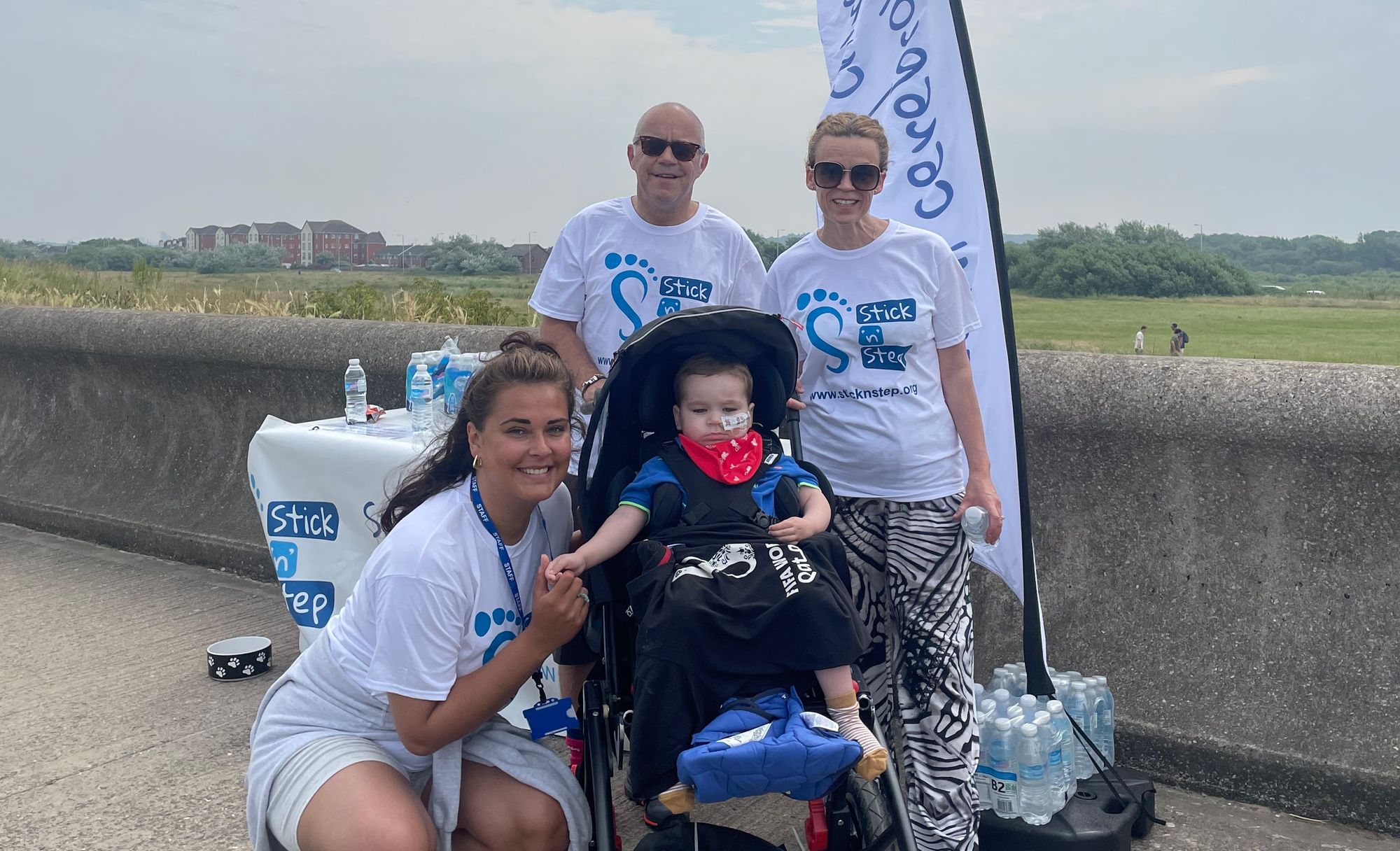 Supporters enjoy weekend of walking, swimming, and kayaking for Stick 'n' Step