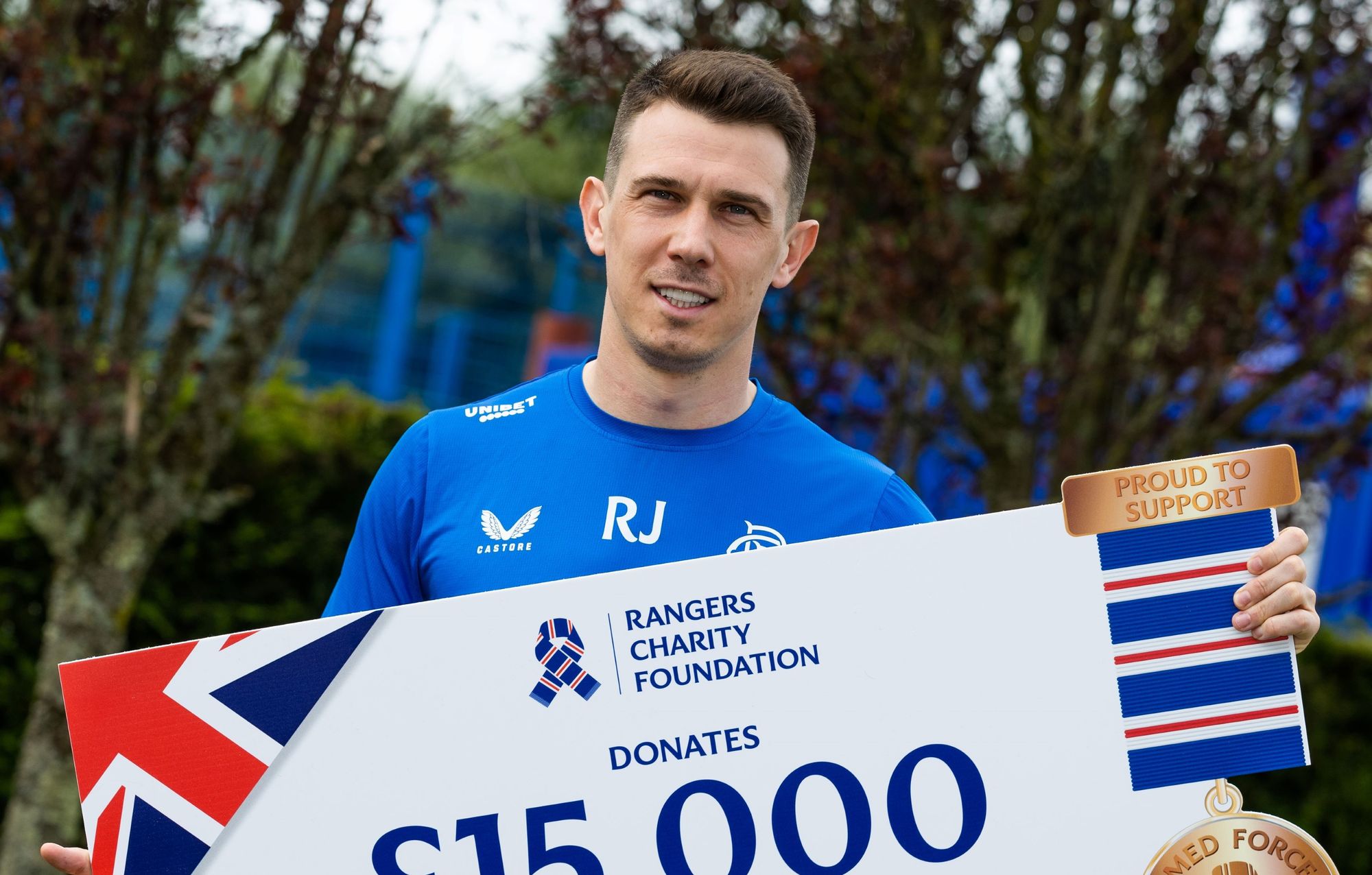 SSAFA receives a share of £15,000 from Rangers Charity Foundation
