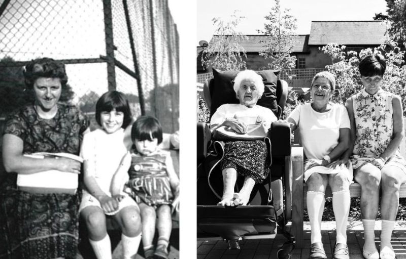 Meet the families recreating their heartwarming childhood photos