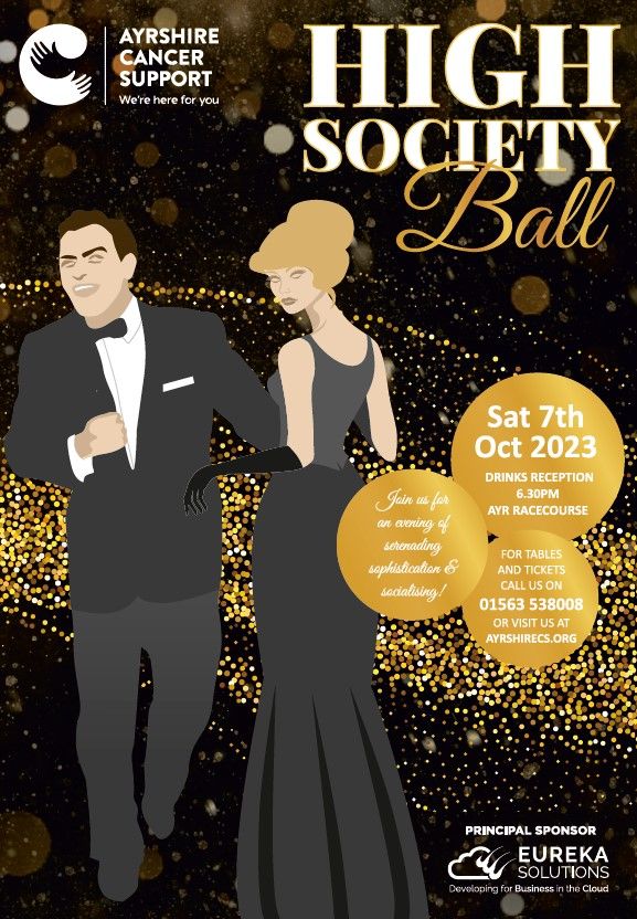 Ayrshire Cancer Support announce High Society Ball