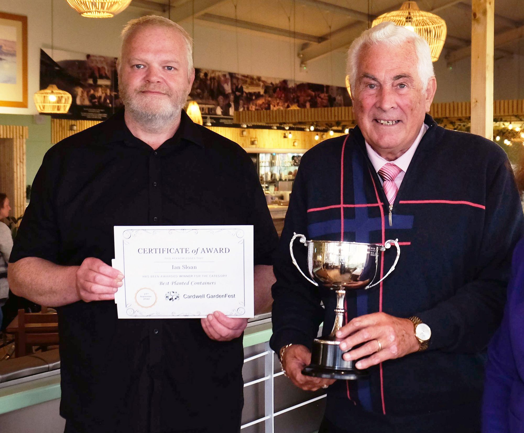Follow in Ian’s footsteps and you could be a winner in this year’s Cardwell Gardenfest competition