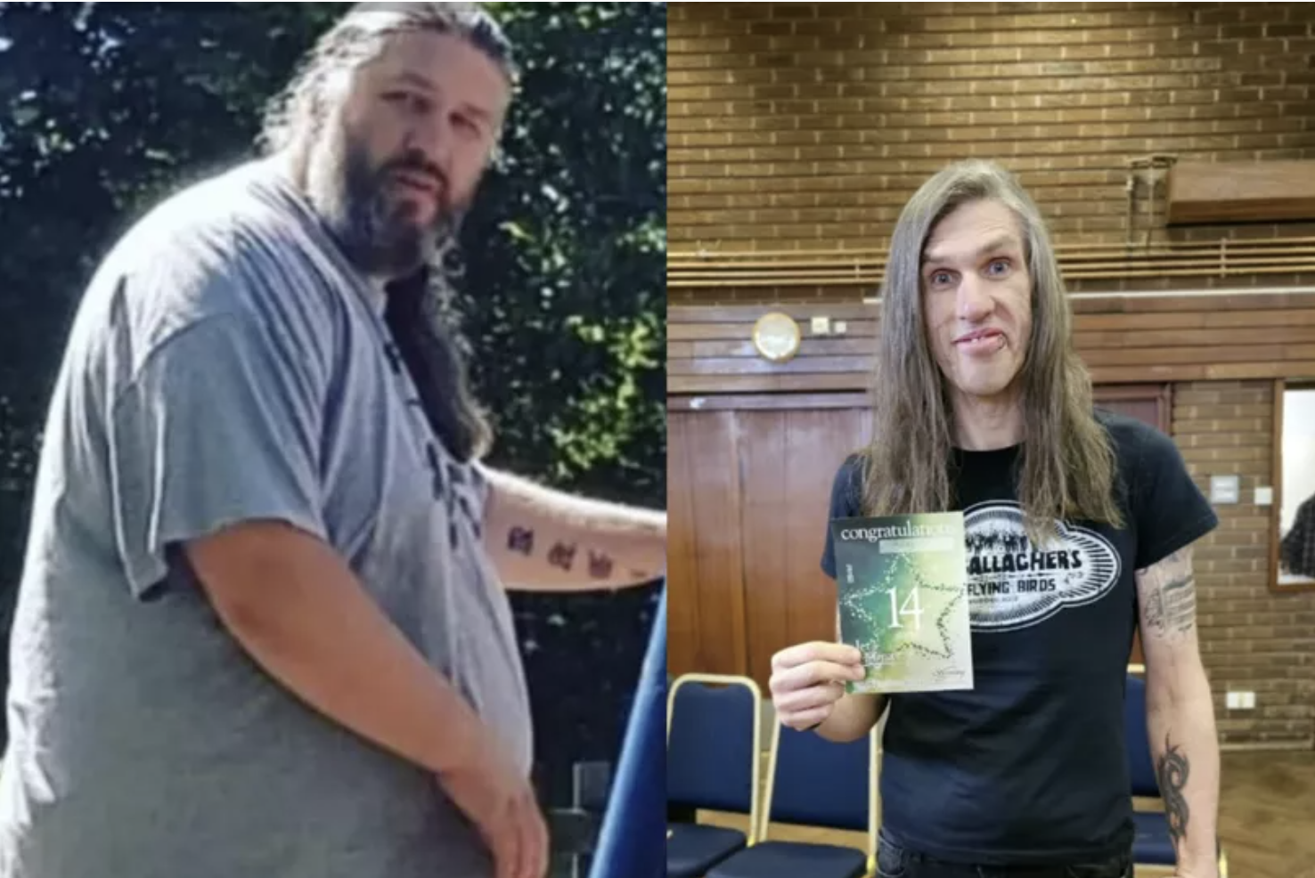 Dad drops incredible 14 stone with no gym visits while still eating his favourite meals