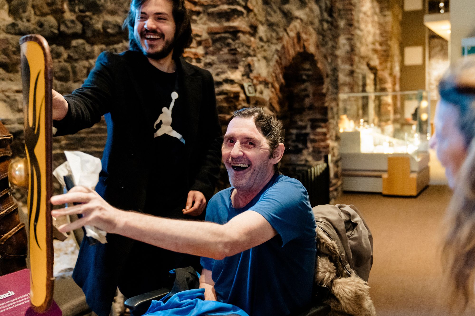 VIP trip to Colchester Castle brings a smile to Gabi's face