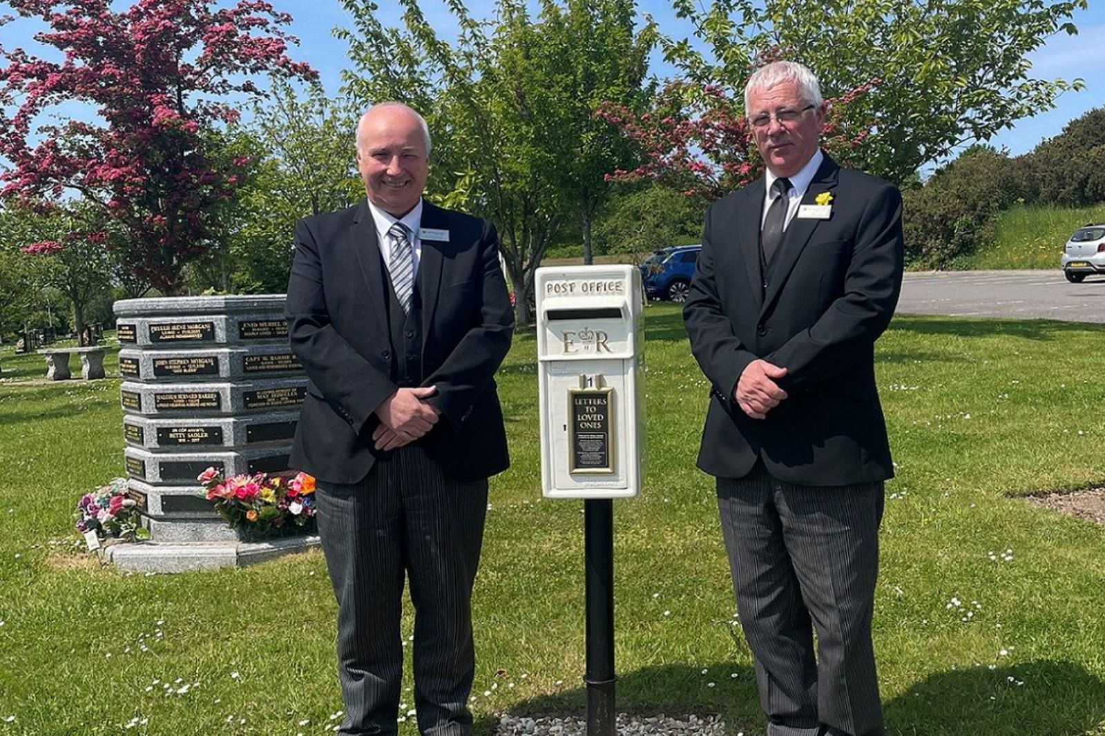 New memorial post box allows ‘letters to loved ones’ at Llanelli Crematorium