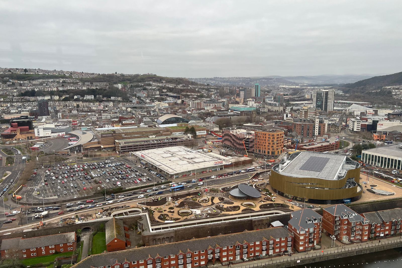 Finishing touches being made to new Swansea city centre retail units