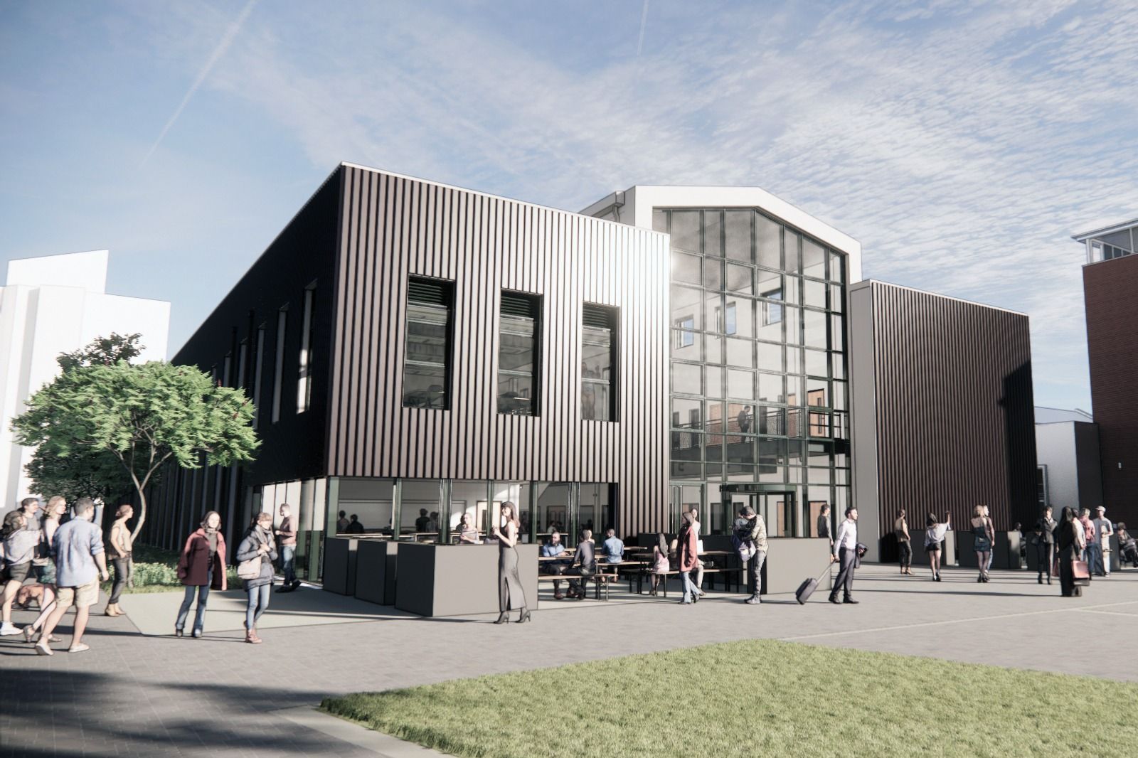 Work starts on university’s Innovation Matrix in Swansea