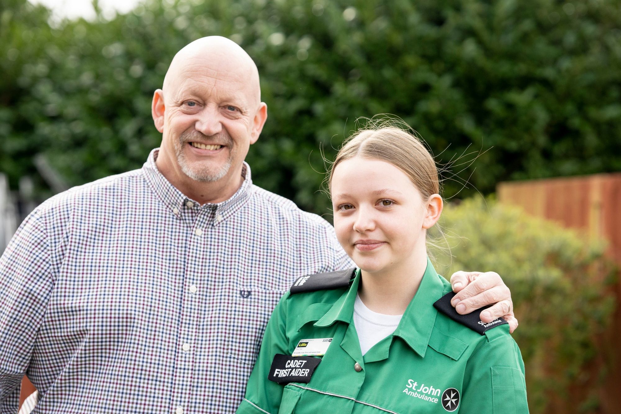 Teen inspired to become a paramedic after saving her father’s life when his heart stopped