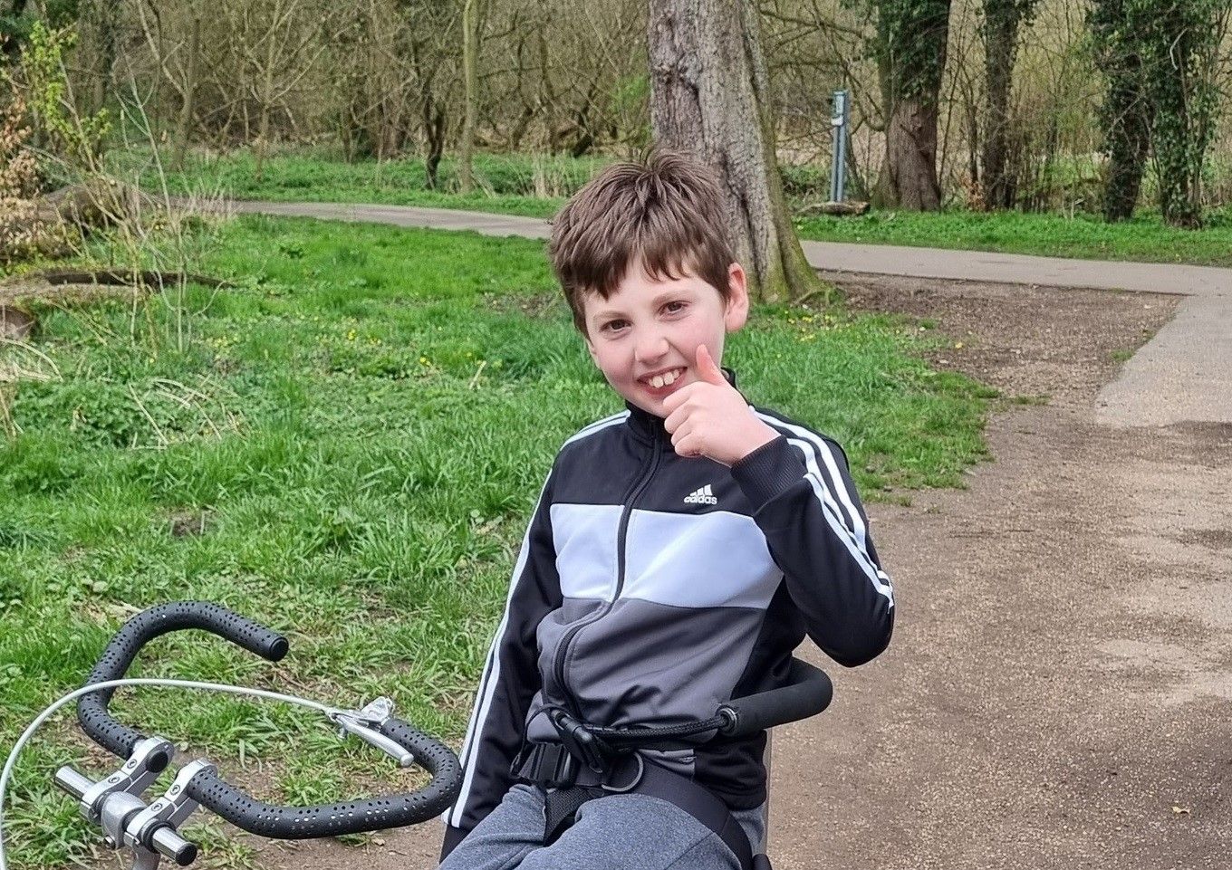 Louie, 11, to take on second trike challenge for charity that helps him