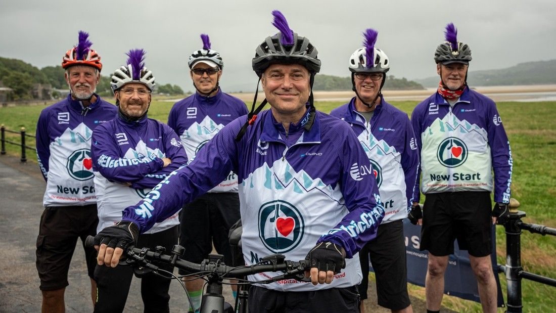 Cyclists take on 125-mile ride with electric bikes and electric hearts