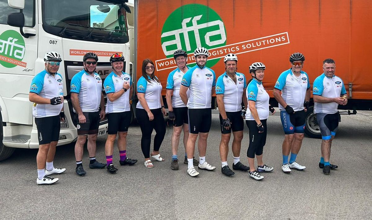 120-mile cycle challenge pays for five lifesaving air ambulance missions