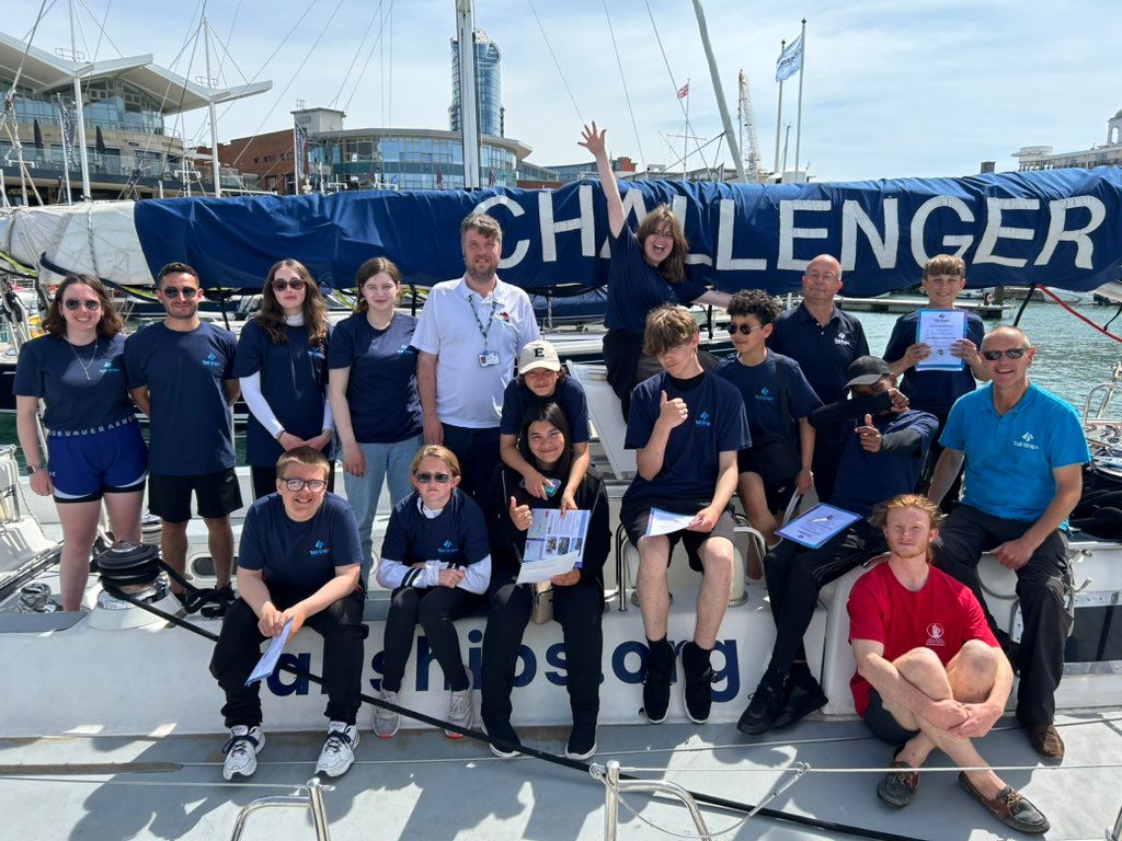 Jack Hunt School students experience life at sea with the Tall Ships Youth Trust