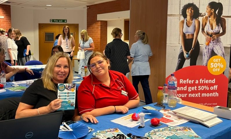 NHS staff attend Stockport health and wellbeing roadshow