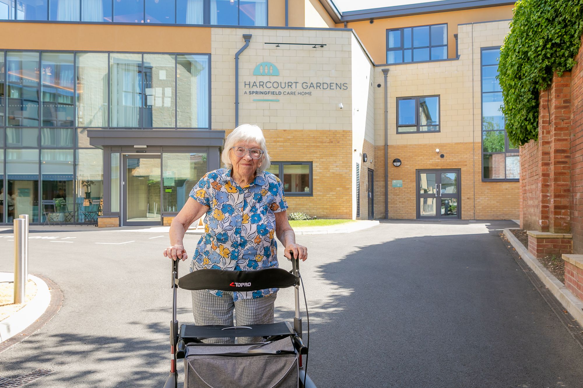 Moving into a care home wasn't going to stop me exploring and keeping my body fit and active