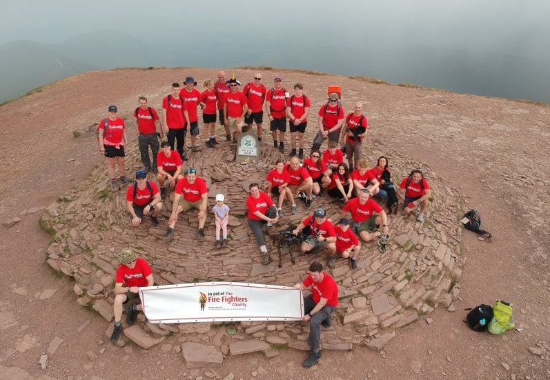 West Midlands firefighters tackle charity challenge in memory of colleague