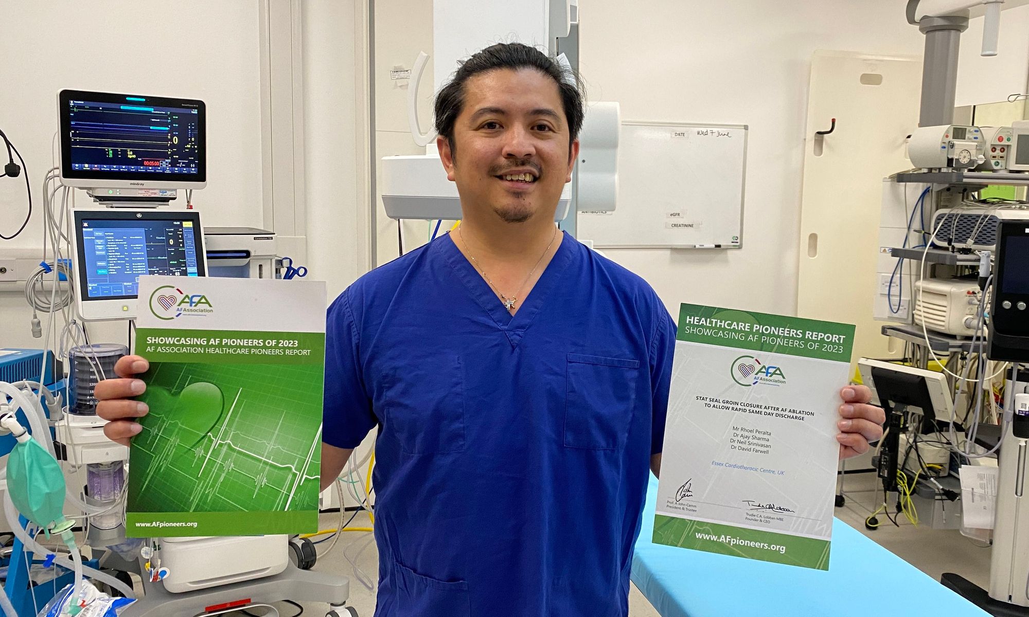 Essex hospital staff 'thrilled' after scooping award for pioneering heart procedure