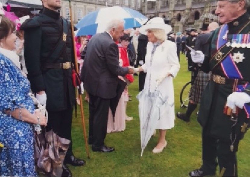 South Ayrshire Councillor meets HRH Queen Camilla