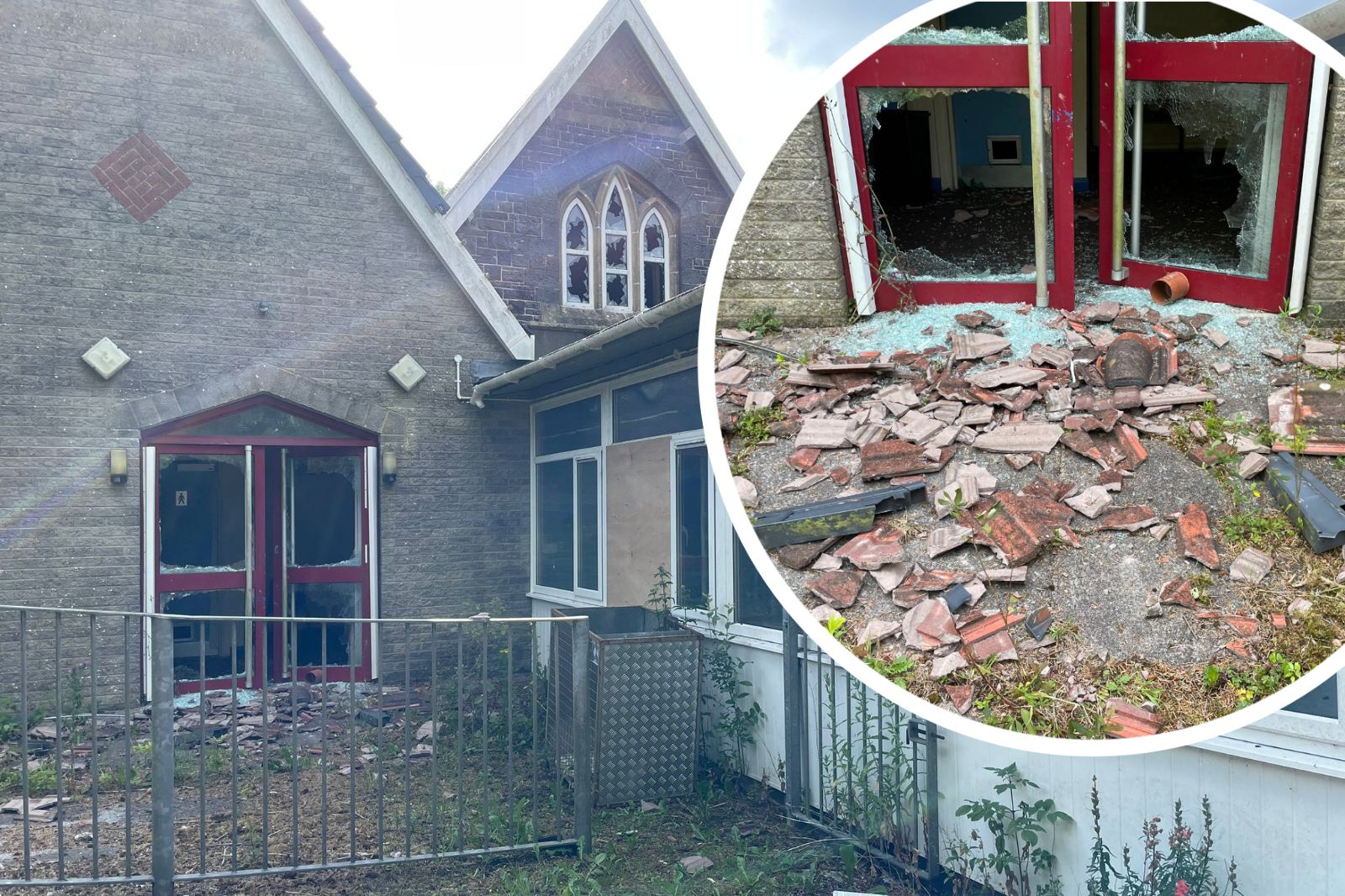 Appeal over criminal damage at former Tremoilet primary school near Pendine