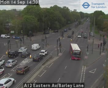 A12 Eastern Av/Barley Lane