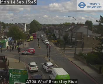 A205 W of Brockley Rise