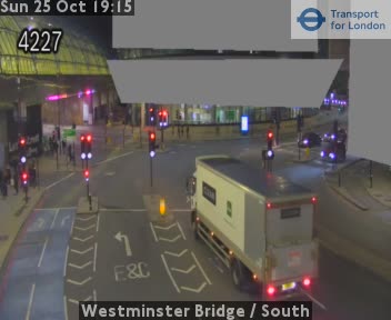 Traffic camera view: Westminster Bridge