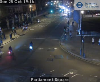 Traffic camera view: Parliament Square