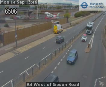 A4 West of Sipson Road