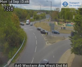 A40 Western Ave/West End Rd